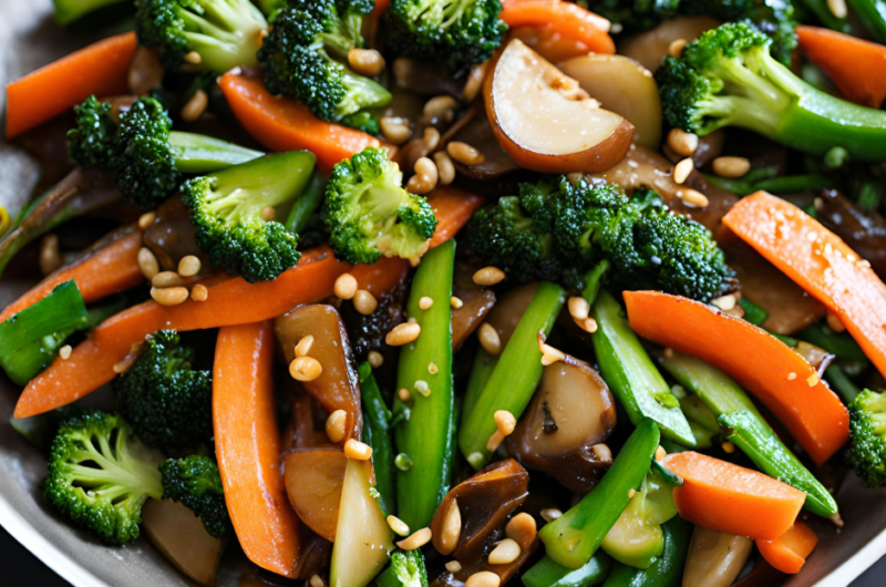 15-Minute Stir-Fry Vegetables with Soy Sauce: Quick and Healthy!